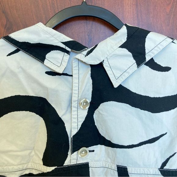 MARNI Abstract Print Shift Dress Size 42 US Size 6 - Picture 9 of 13